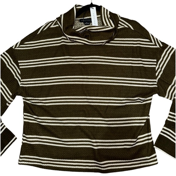 NWT Sanctuary Cowl Neck Stripped Sweater - Picture 2 of 6